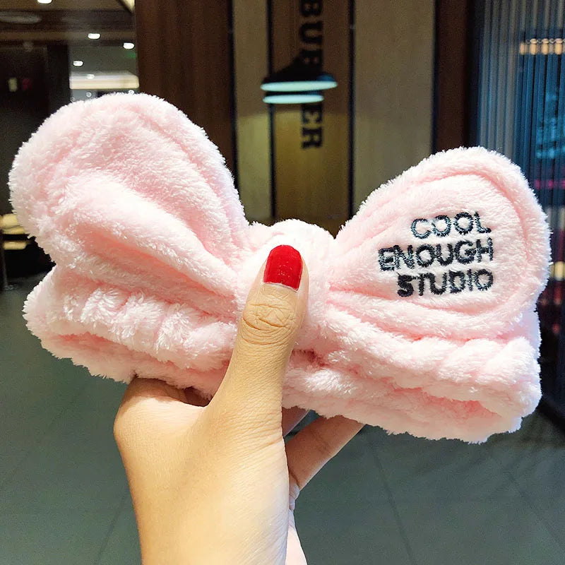 Soft Coral Fleece Hairband