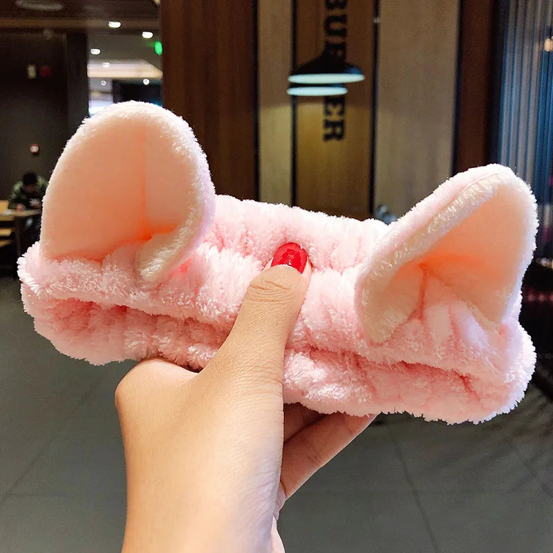 Soft Coral Fleece Hairband