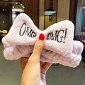 Soft Coral Fleece Hairband