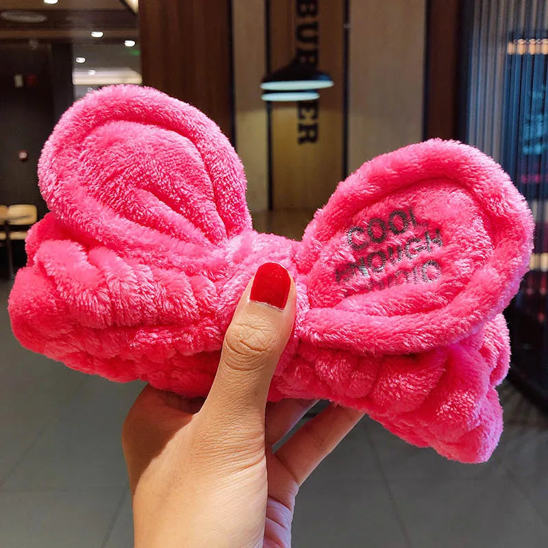 Soft Coral Fleece Hairband
