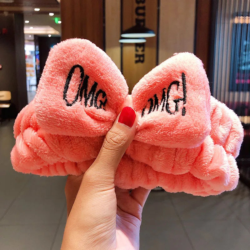 Soft Coral Fleece Hairband