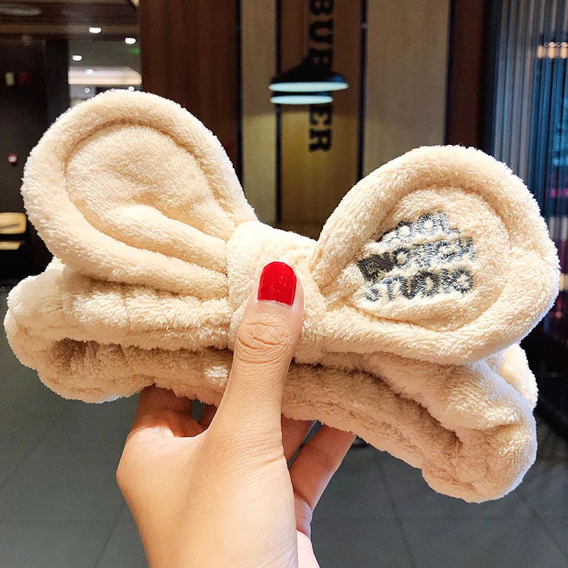 Soft Coral Fleece Hairband