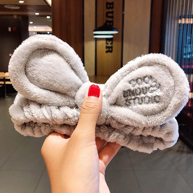 Soft Coral Fleece Hairband