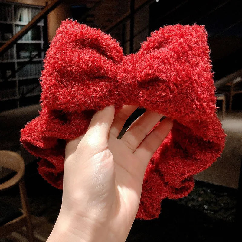 Soft Coral Fleece Hairband