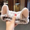 Soft Coral Fleece Hairband