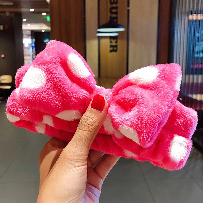 Soft Coral Fleece Hairband