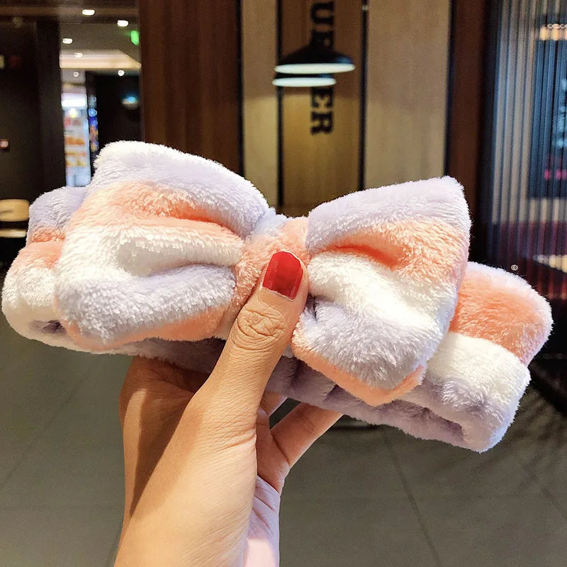 Soft Coral Fleece Hairband