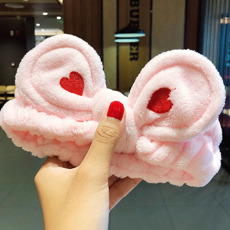 Soft Coral Fleece Hairband