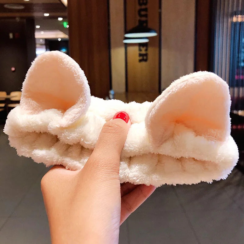 Soft Coral Fleece Hairband