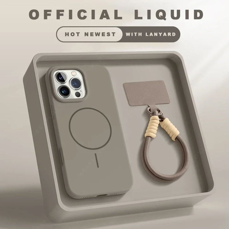 Magnetic Phone Case For iPhone Soft Cover