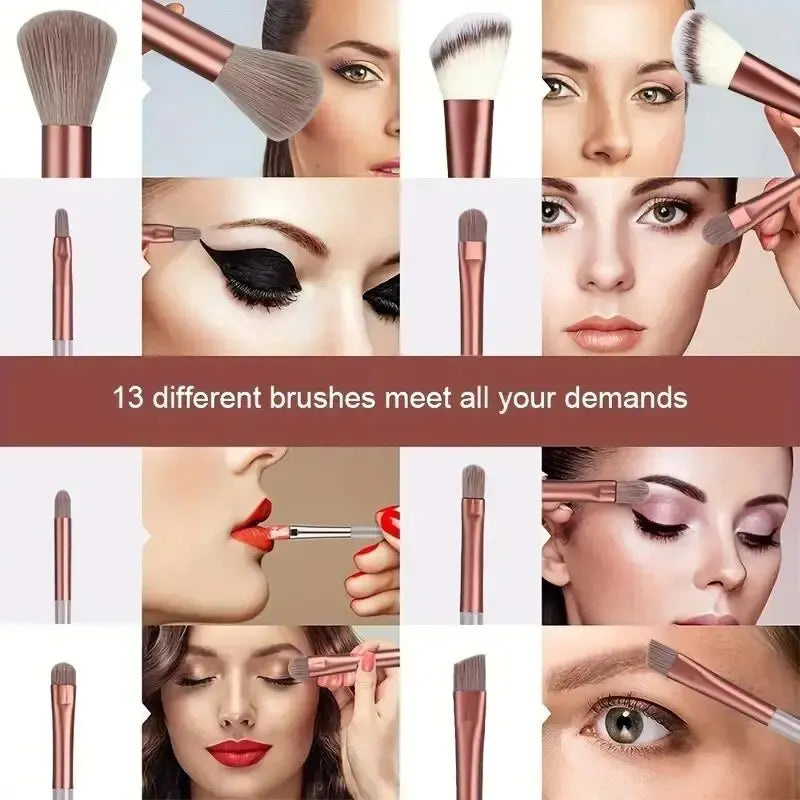Soft Fluffy Makeup Brush Set – Luxurious Touch, Pro Finish