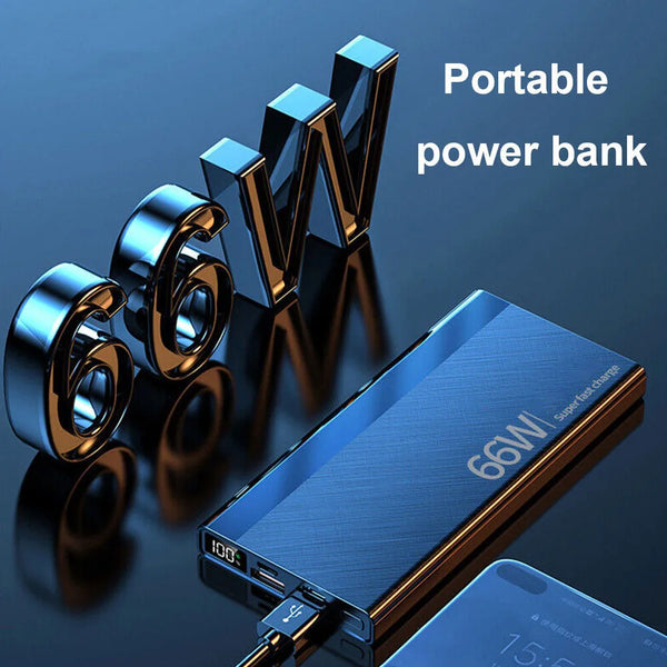 Power Bank Portable 20000mAh 66w
