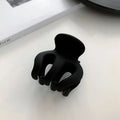 Elegant Black Geometric Hair Claw