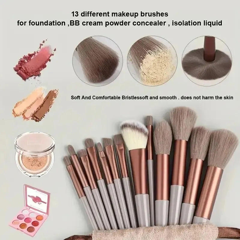 Soft Fluffy Makeup Brush Set – Luxurious Touch, Pro Finish
