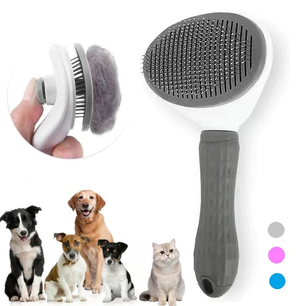 PurrCare Self-Cleaning Grooming Brush