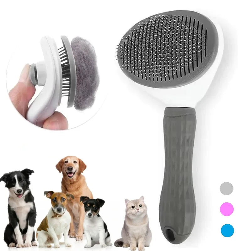 PurrCare Self-Cleaning Grooming Brush