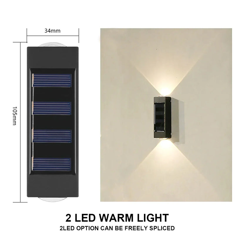 SolarBright – Outdoor Waterproof Wall Light