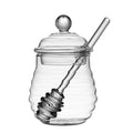 Transparent Honey Jar with Dipper