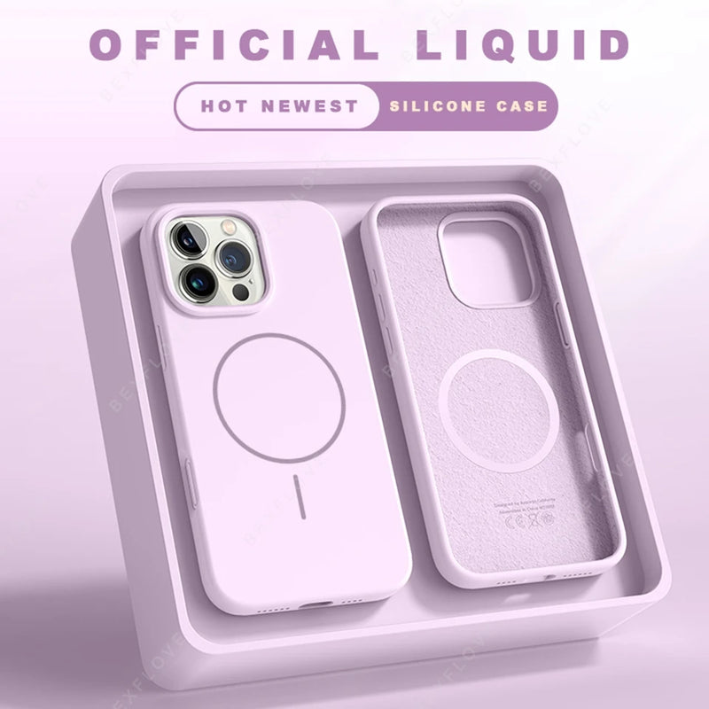 Magnetic Phone Case For iPhone Soft Cover