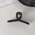 Elegant Black Geometric Hair Claw