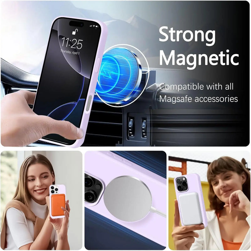 Magnetic Phone Case For iPhone Soft Cover
