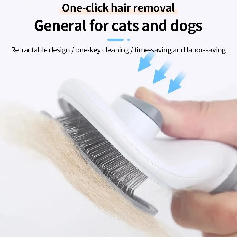 PurrCare Self-Cleaning Grooming Brush