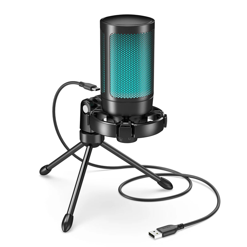 FIFINE AmpliGame RGB USB Gaming Microphone