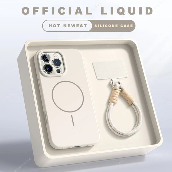 Magnetic Phone Case For iPhone Soft Cover
