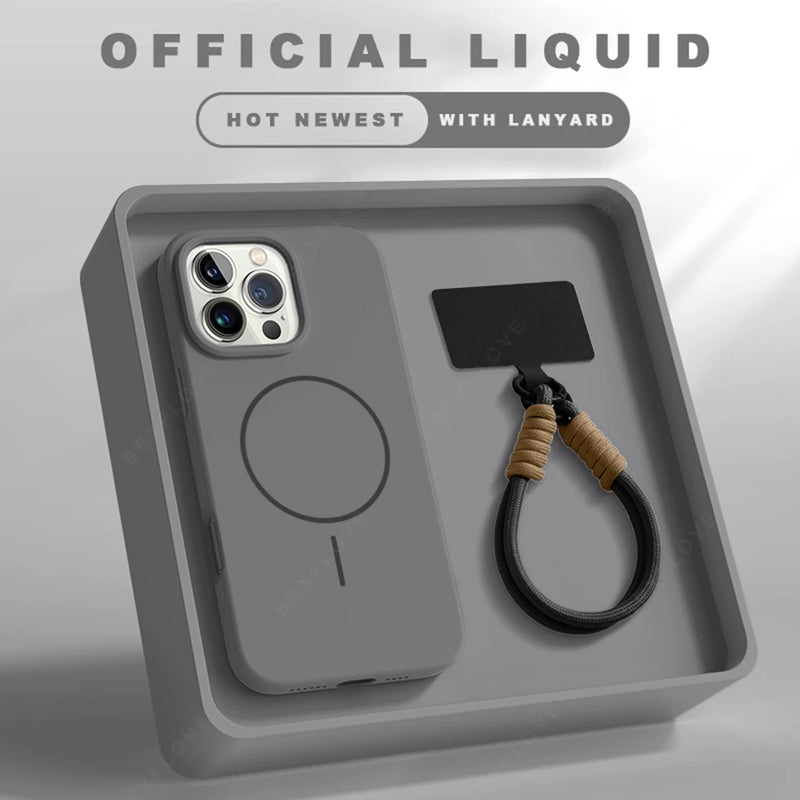 Magnetic Phone Case For iPhone Soft Cover