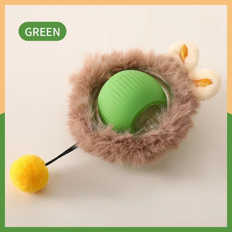 TailChaser Smart Rolling Ball with Faux Tail for Cats