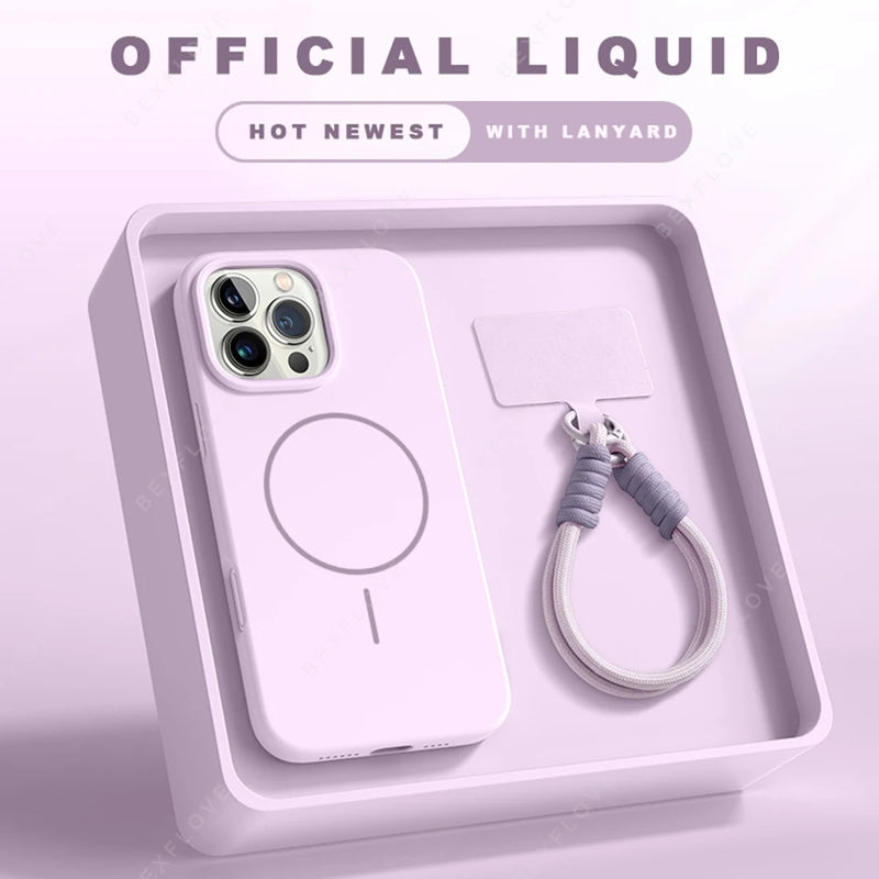 Magnetic Phone Case For iPhone Soft Cover
