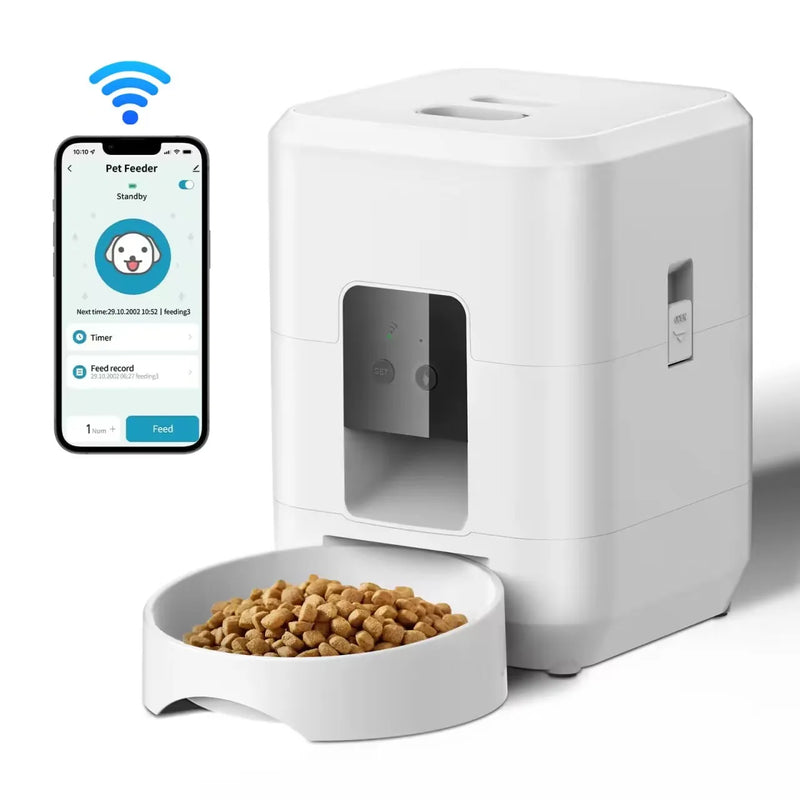 SmartFeeder Automatic Pet Feeder – Timed & App-Controlled