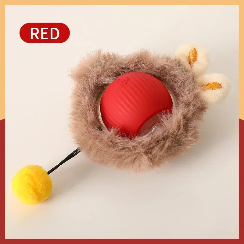 TailChaser Smart Rolling Ball with Faux Tail for Cats