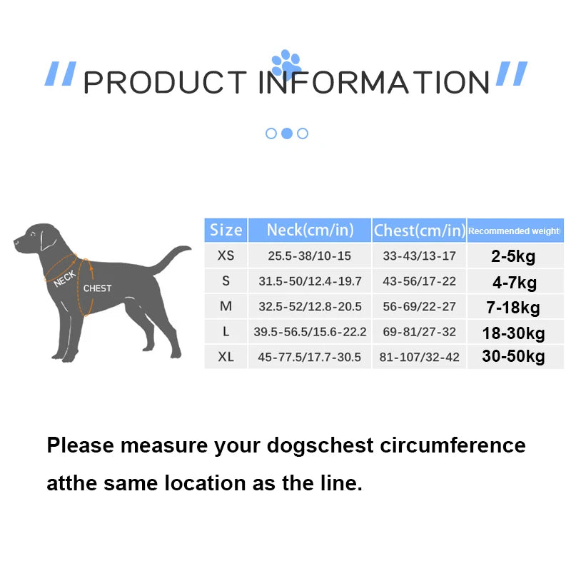 TailSecure – Custom No-Pull Reflective Dog Harness